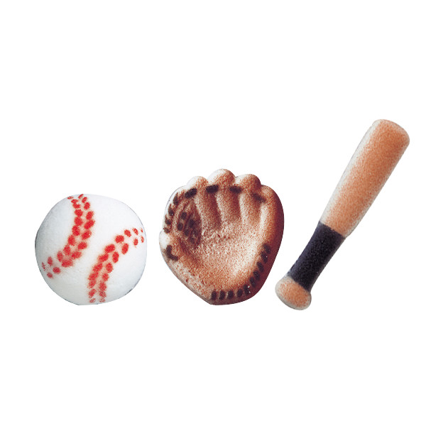 Baseball Assorted Dec-Ons 1"- 1 3/4" 191 CT