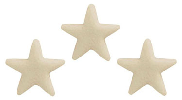 Stars White Dec-Ons 7/8" 216 CT