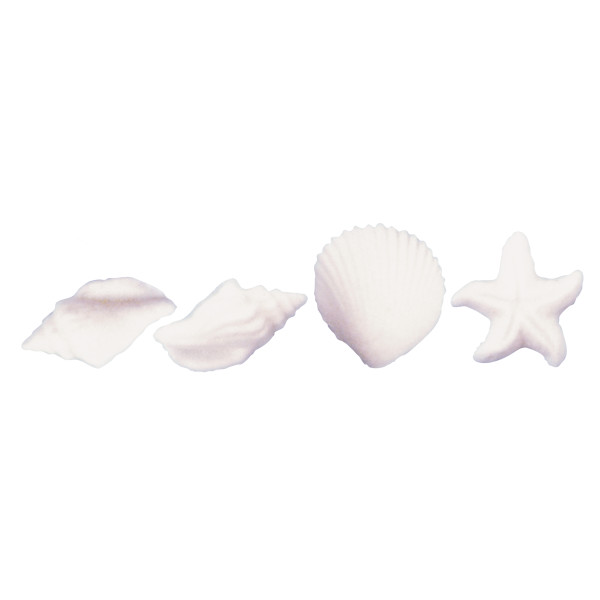 Seashells & Starfish Assorted Dec-Ons 144 CT