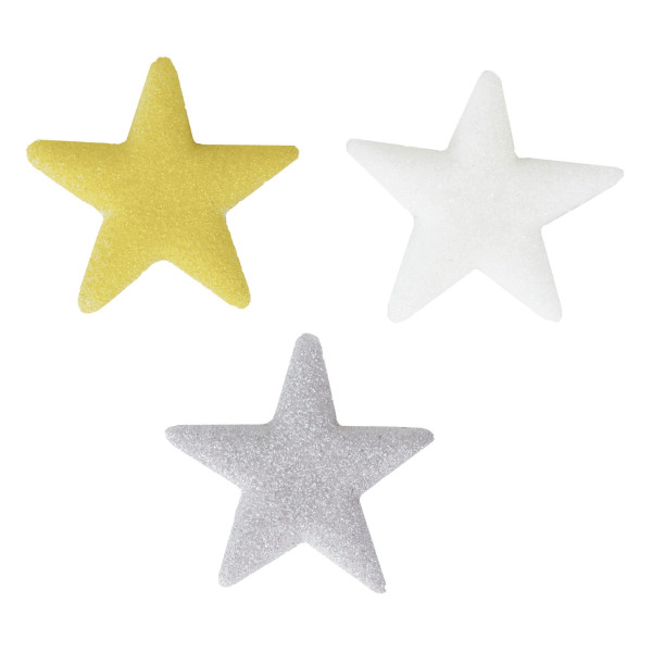 Shimmer Stars Dec-Ons 7/8" 216 CT