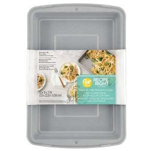 9″x 13″x 2″ Covered Cake Pan Recipe Ready