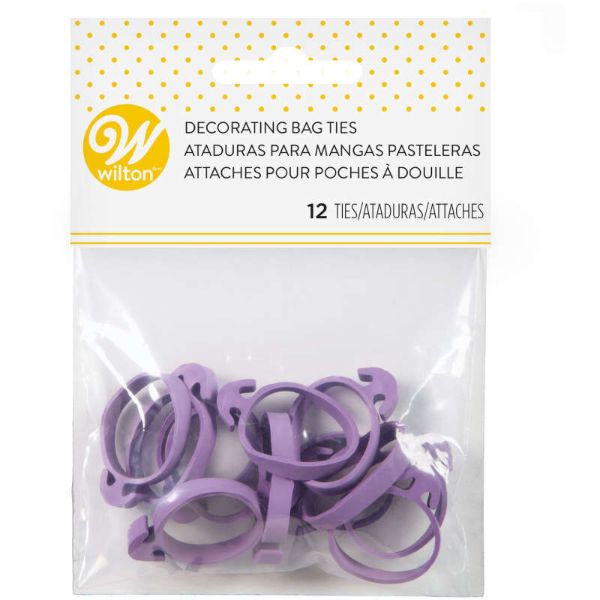Icing Bag Ties Reusable 12 PCS