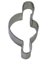 G Clef Music Note Cutter 4"