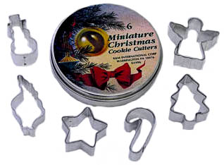 Christmas Mini Cutter 1 3/4" 6 PCS Set