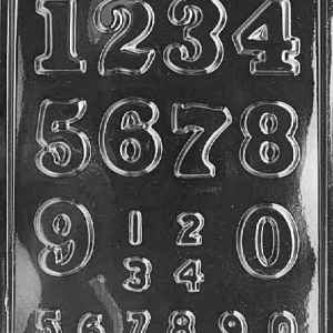 Numbers 0-9 Lg & Sm Mold 20 CAV