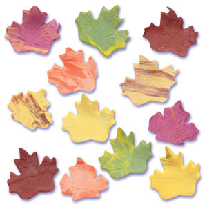 Fall Leaves Assorted GP 2"x 2" 210 CT