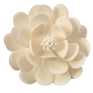 Dahlia XL White GP 5" 3 CT