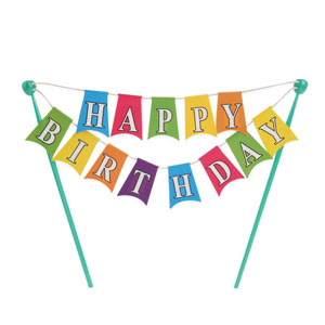 Happy Birthday Banner 6 CT