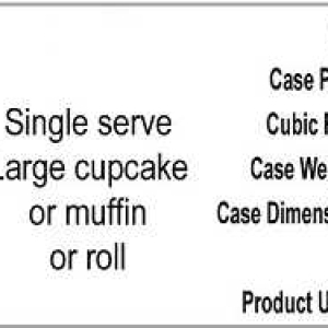 Cupcake Container Sgl Jumbo 300 CT