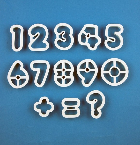 Number Cutters 2" Set