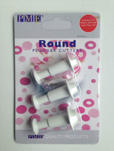 Round Mini Plunger 1/4"-1/2" 3 CT