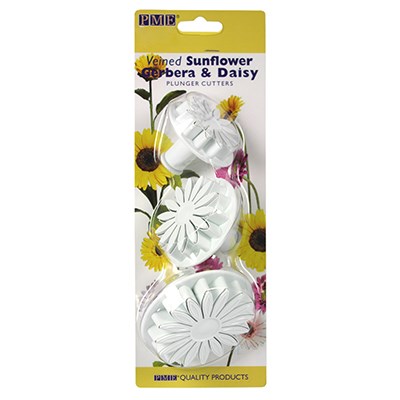 Sunflower Veined Gerbera Daisy 3 CT