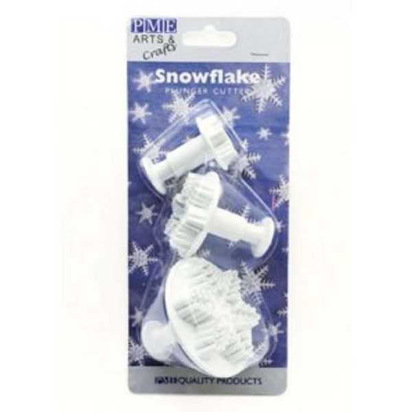 Snowflake Plunger 1", 1.6", 2.2" 3 CT