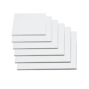 6″ Square Coated Cardboard 50 CT
