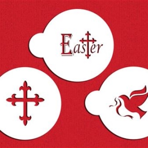 Stencil Easter Cookie 3 CT