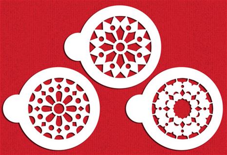 Stencil Kaleidescope Patters 3 CT