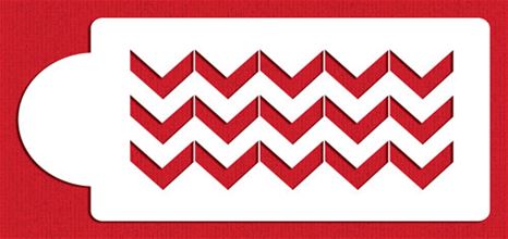 Stencil Wide Chevron