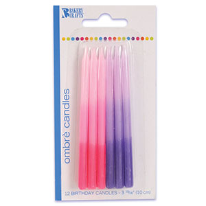 Ombre Candles PK/PR 6 CT