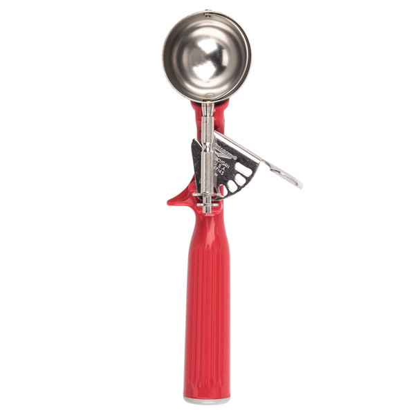 No. 24 Portion Dish Red Handle 1.33 OZ
