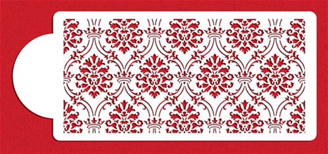 Stencil Royal Damask 6" Cake