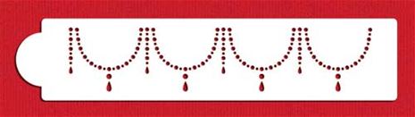 Stencil Pearl Necklace