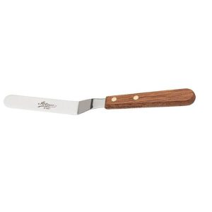 Angled Spatula Wooden Handle 4.5″ x .75″ blade