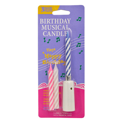 Musical Candle 2 1/2" 12 CT