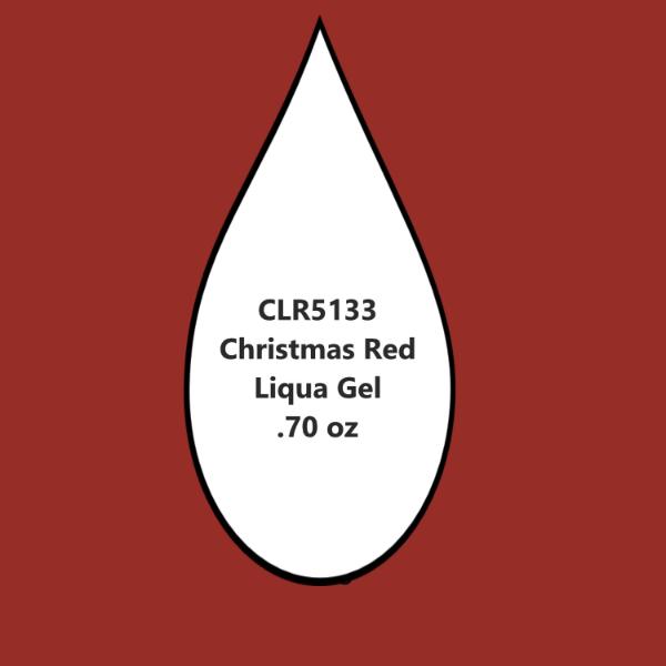 Christmas Red .70 Fluid OZ Liqua Gel
