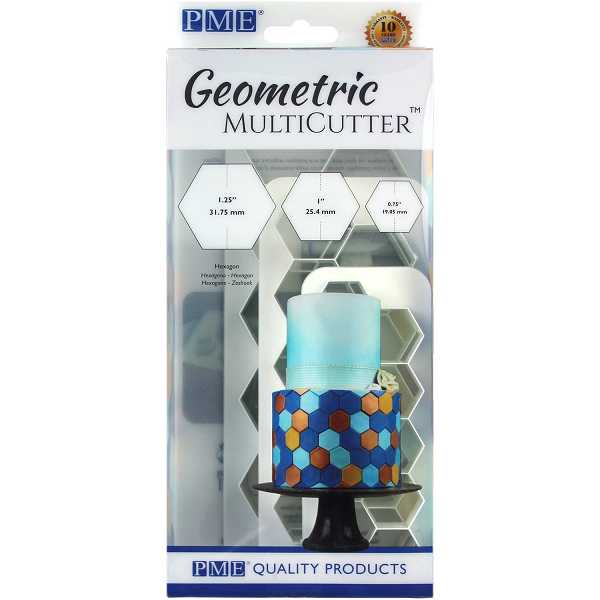 Hexagon Geometric Multi Cutter 3 PCS Set