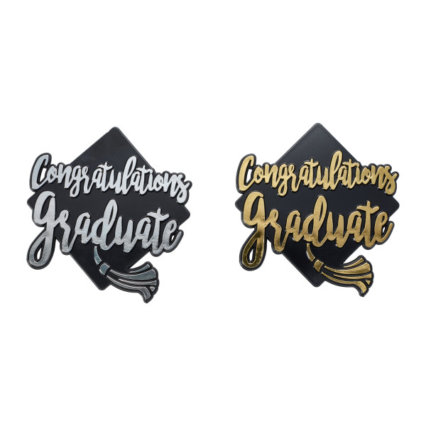 Congratulations Graduate Layon 3 1/2" x 3 1/2" 24 CT