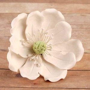 Full Blossom Magnolia White 3″ 8 CT