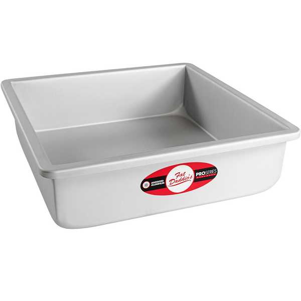 Square Pan 10"x 10"x 3" 14 gauge