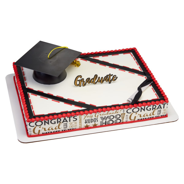 Graduation Grad Mega Hat DecoSet 3 CT