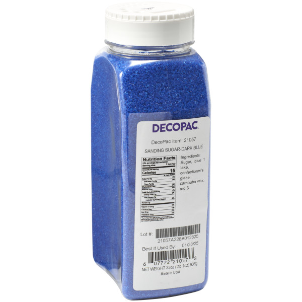 Dark Blue Sanding Sugar 33 OZ - Image 2
