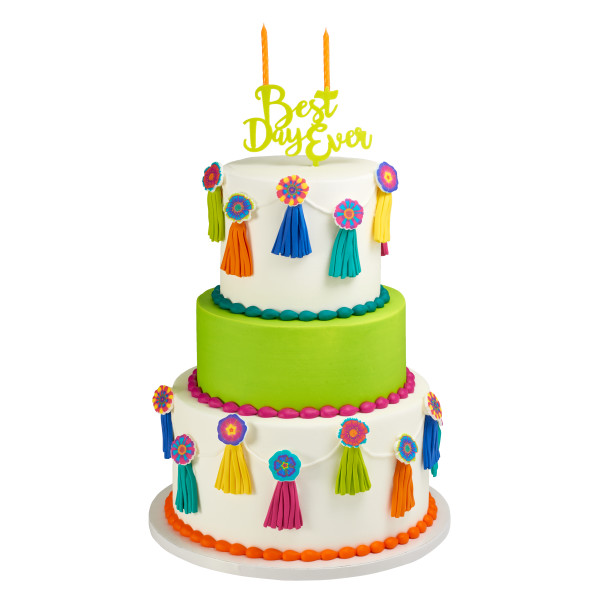 Best Day Ever Candle Holder Pick 12 CT - Image 2