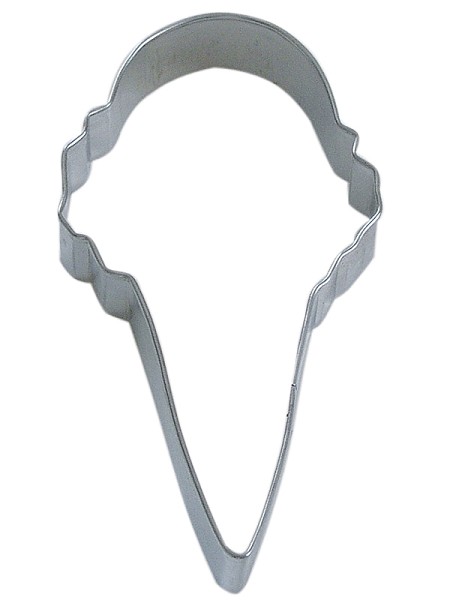 Ice Cream Cone Cookie Cutter 4"