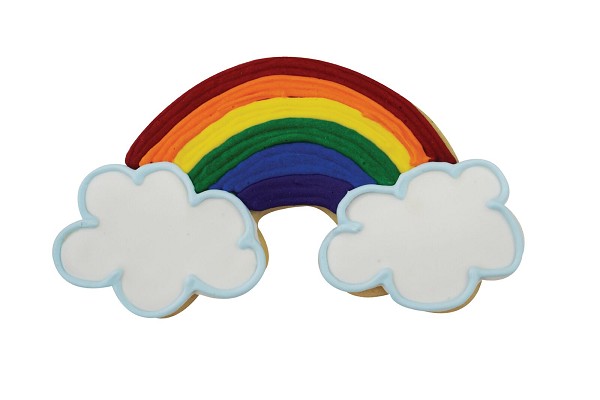Rainbow with Clouds Cutter 4 3/4" - Image 2