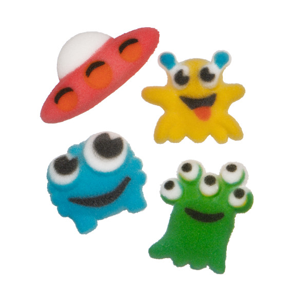 Alien Invasion Assortment Dec-Ons 120 CT