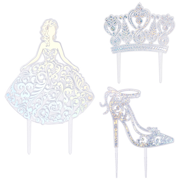 Silver Quinceaera Layon 3 CT