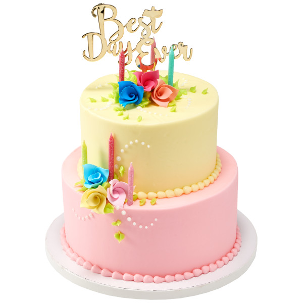 Assorted Glitter Colors Candles 2.5" 6 CT - Image 2