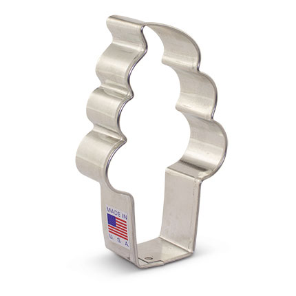 Ice Cream Soft Serve Cutter 4" x 2 1/2"