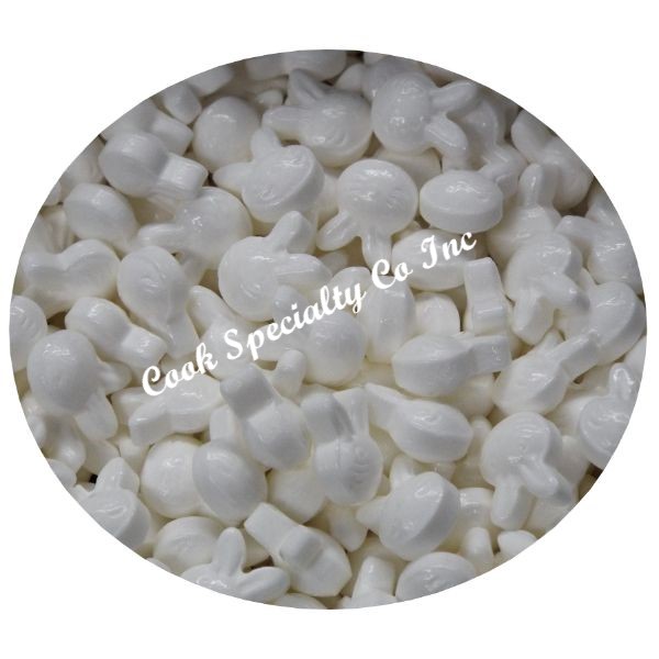 Bunny White Quins 1 LB