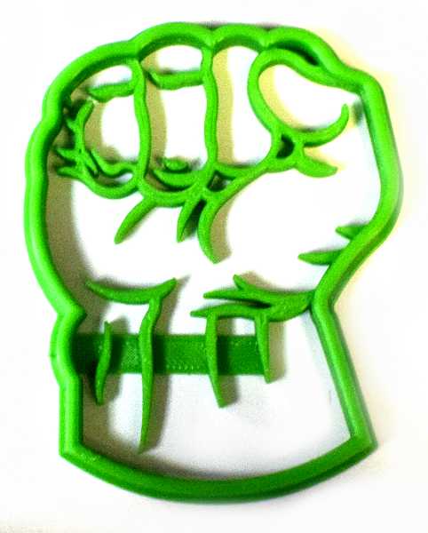 Hulk Marvel Superhero Cookie Cutter