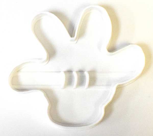 Mickey Mouse Glove 3 1/4" x 3 1/4" Cookie Cutter