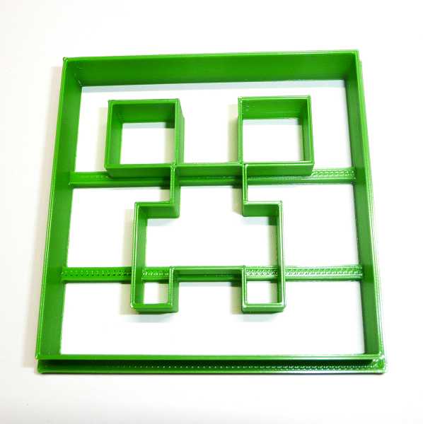 Minecraft Creeper Block Cookie Cutter