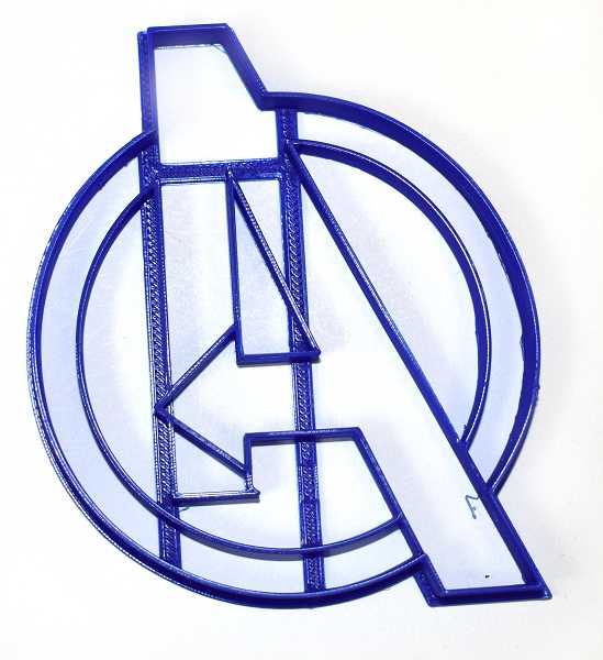 Avengers Logo Marvel Superhero Cookie Cutter