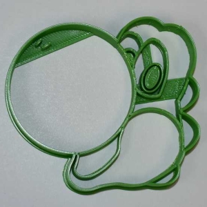 Super Mario Yoshi Face Cookie Cutter