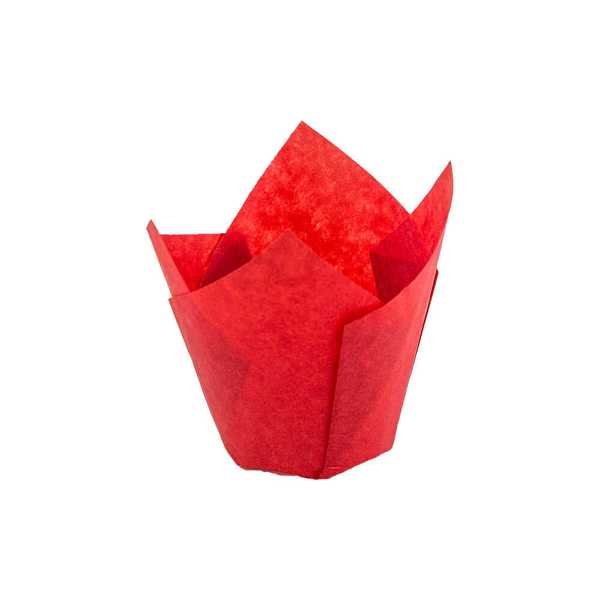 Red Tulip Cup 2" Base 1 1/8" to 3 1/2" 200 CT