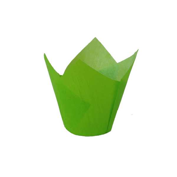 Green Tulip Cup 2" Base 1 5/8" to 2 3/4" 200 CT
