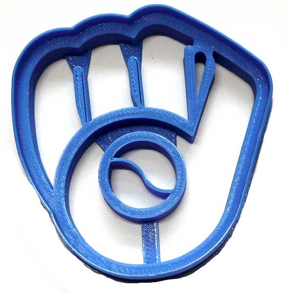 Milwaukee Brewers Glove Cookie Cutter